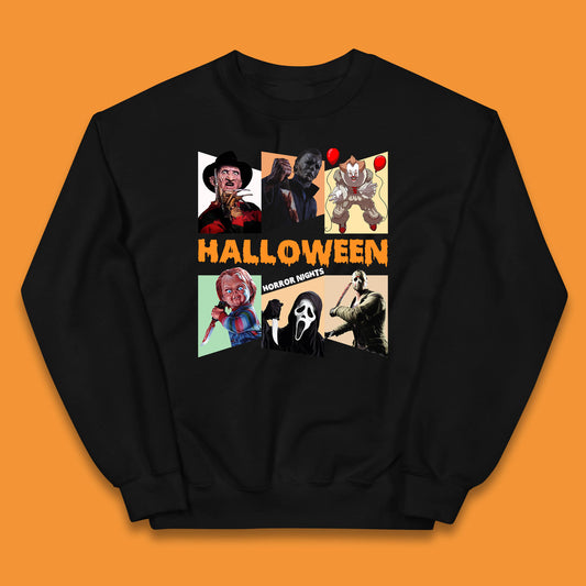 Halloween Horror Nights Horror Movie Characters Halloween Villians Serial Killers Kids Jumper