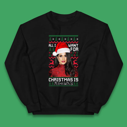 Want Meghan For Christmas Kids Jumper