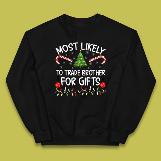 trade brother for christmas gifts jumper