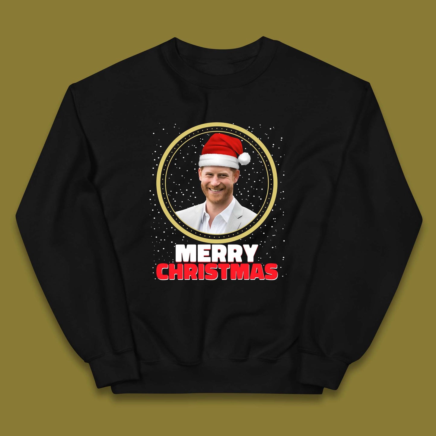 Prince Harry Christmas Kids Jumper