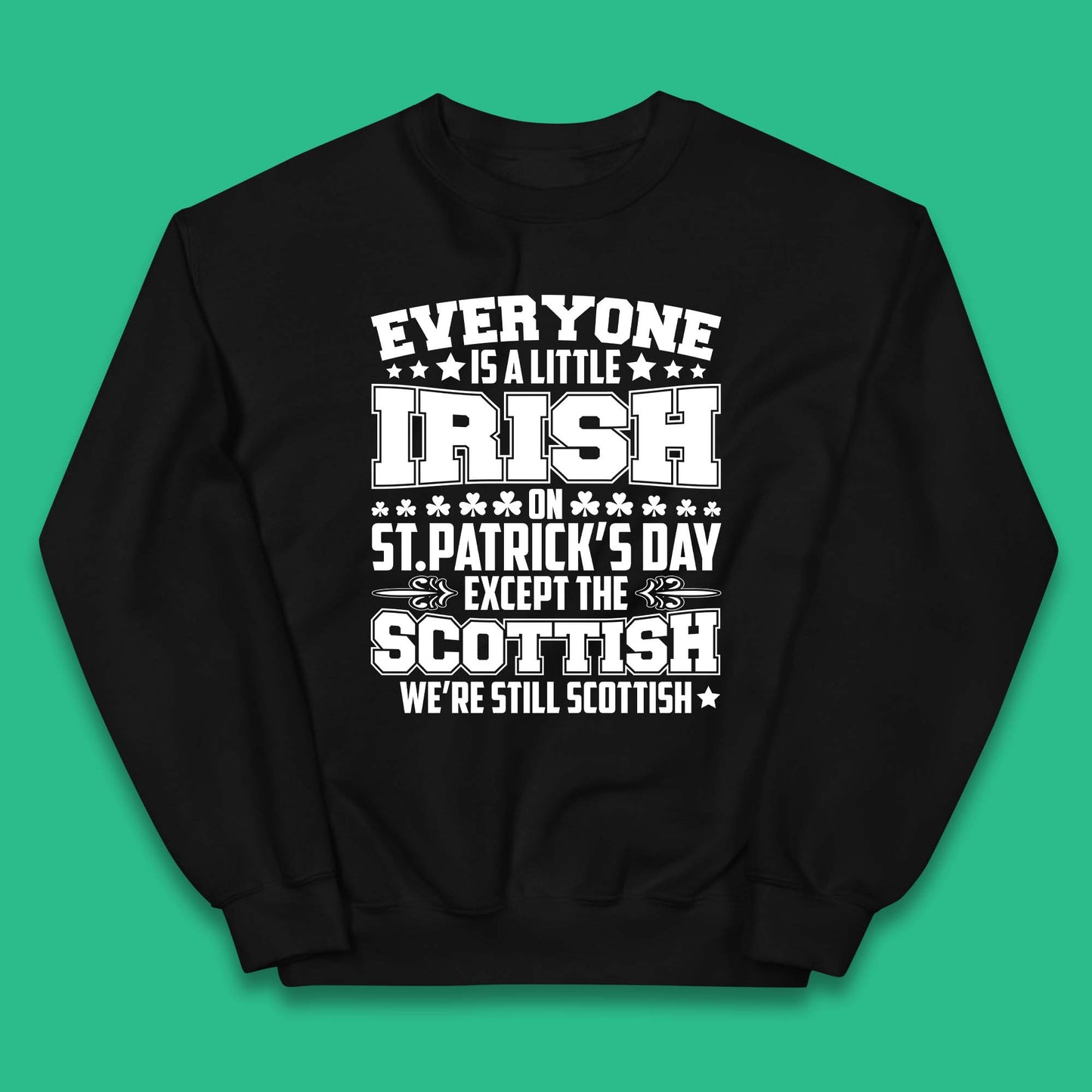 Scottish St Patrick's Day Kids Jumper