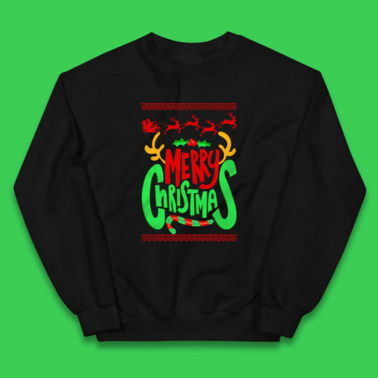 christmas reindeer antlers jumper