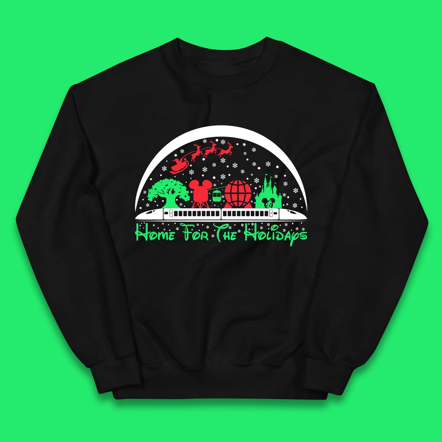 Home For The Holidays Christmas Kids Jumper
