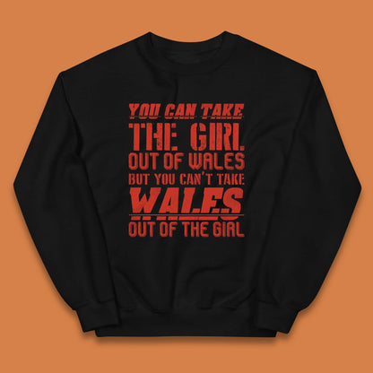 The Girl Out Of Wales Kids Jumper