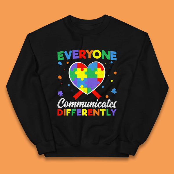 Everyone Communicates Differently Kids Jumper