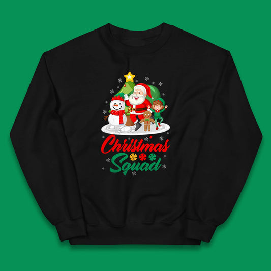 christmas squad santa claus snowman elf gingerbread jumper