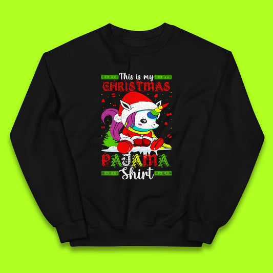 unicorn christmas jumper