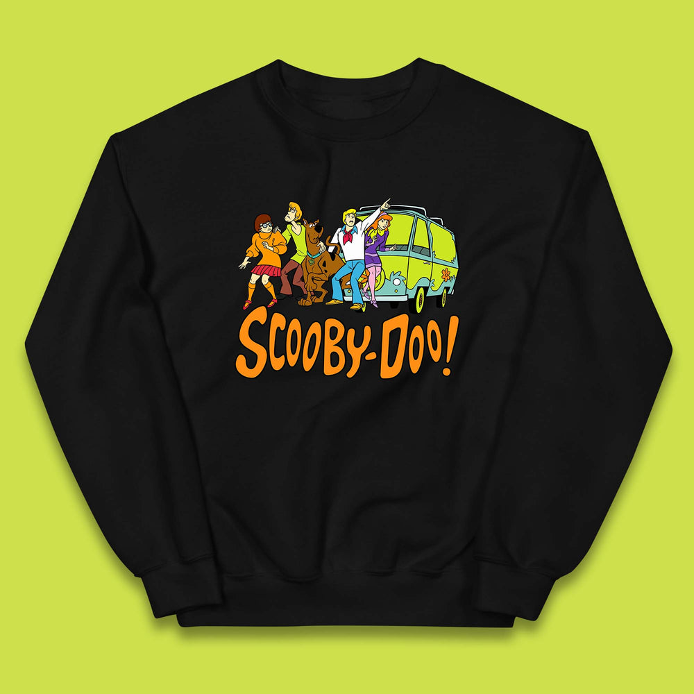Halloween Scooby Doo & Gang Horror Van Scary Mystery Machine Kids Jumper