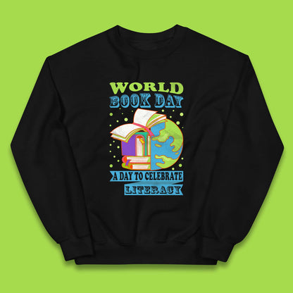 World Book Day A Day To Celebrate Literacy Kids Jumper