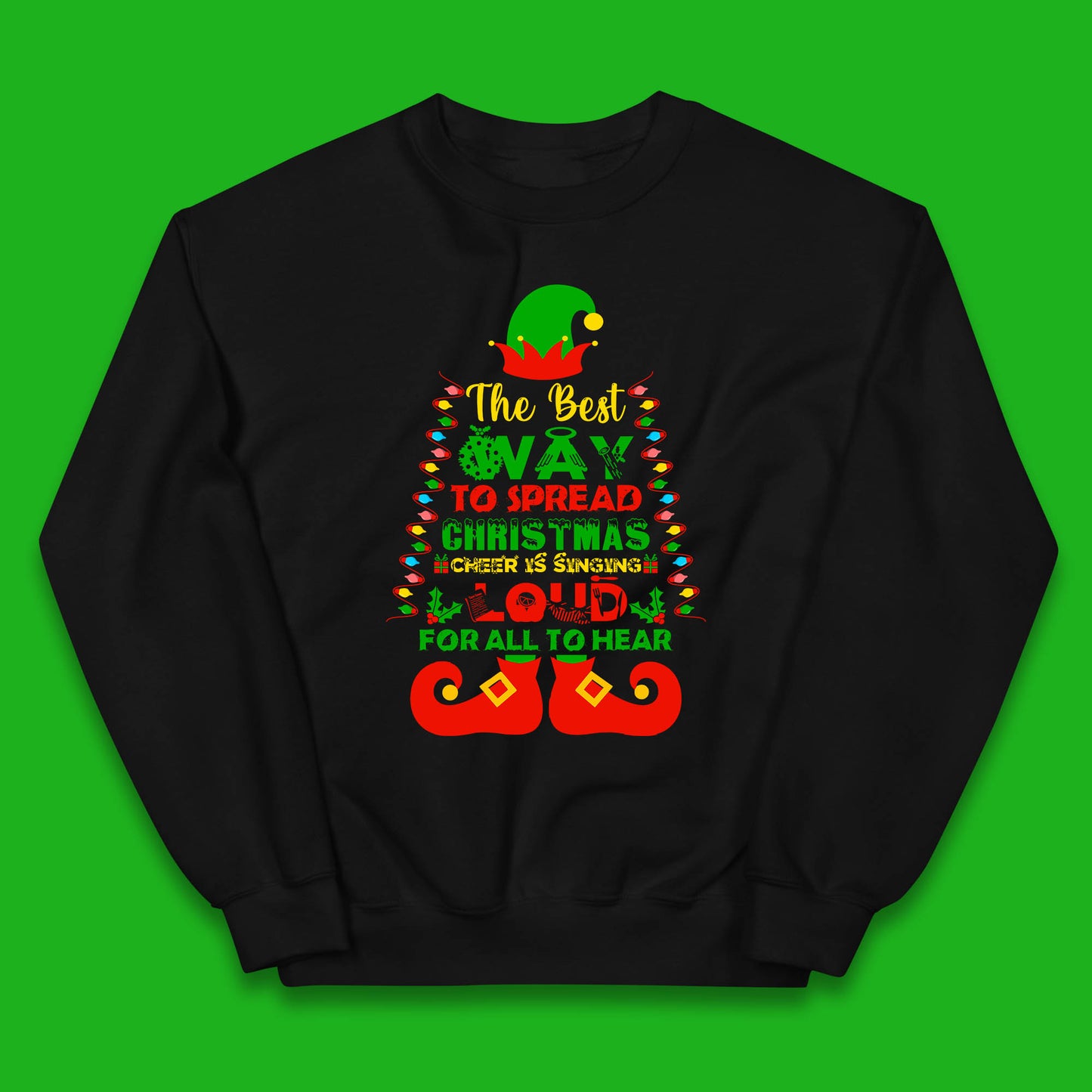 elf christmas jumper