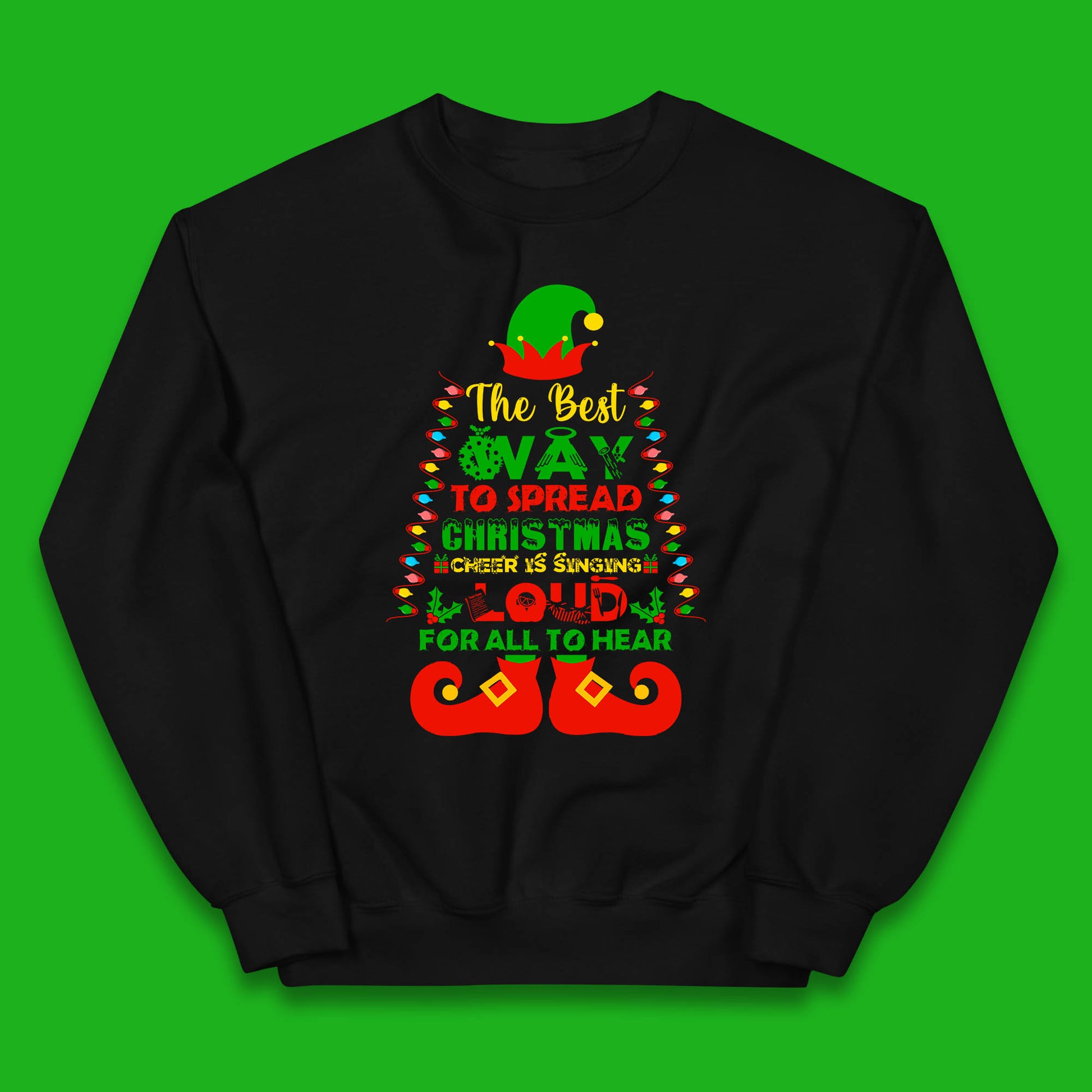 elf christmas jumper