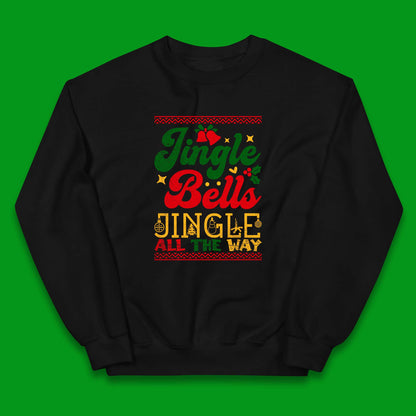 jingle bell christmas kids jumper