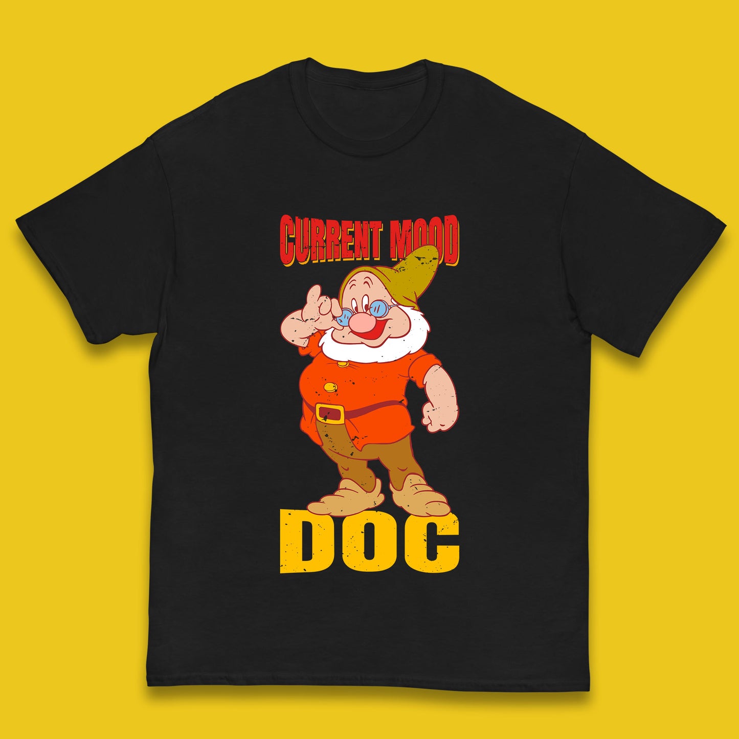 Disney Seven Dwarfs Current Mood Grumpy Bashful Sleepy Doc Dopey Sneezy Happy 7 Dwarfs Matching Disneyland Vacation Kids T Shirt