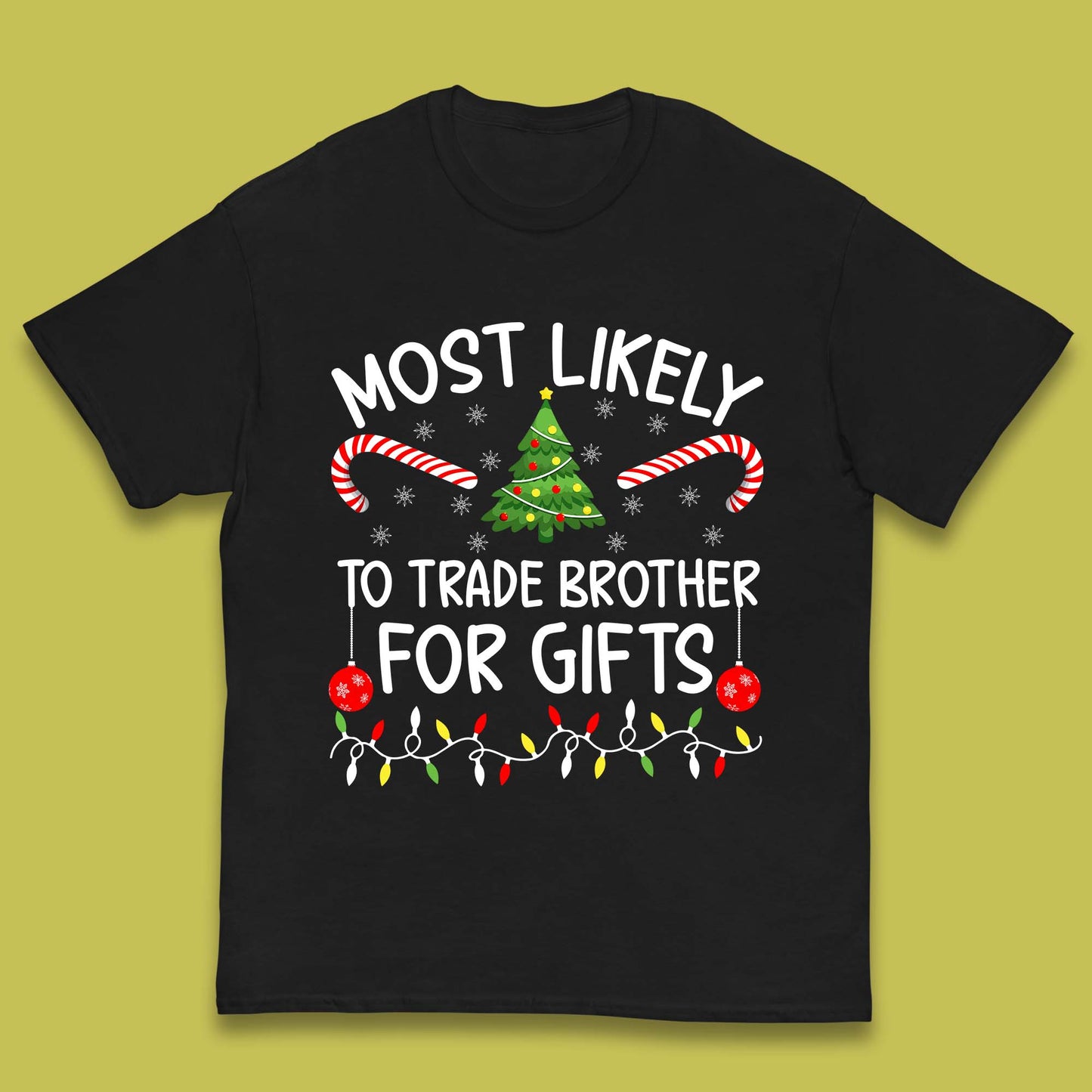 trade brother for christmas gifts t shirt