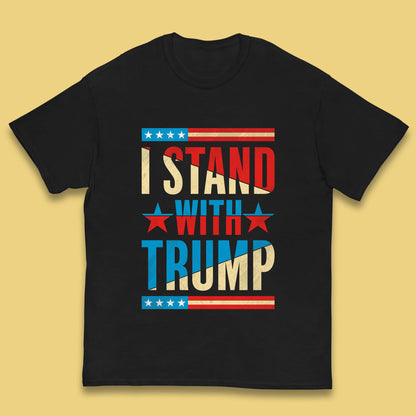 I Stand With Trump Take America Back Donald Trump Pro America Election 2024 Kids T Shirt
