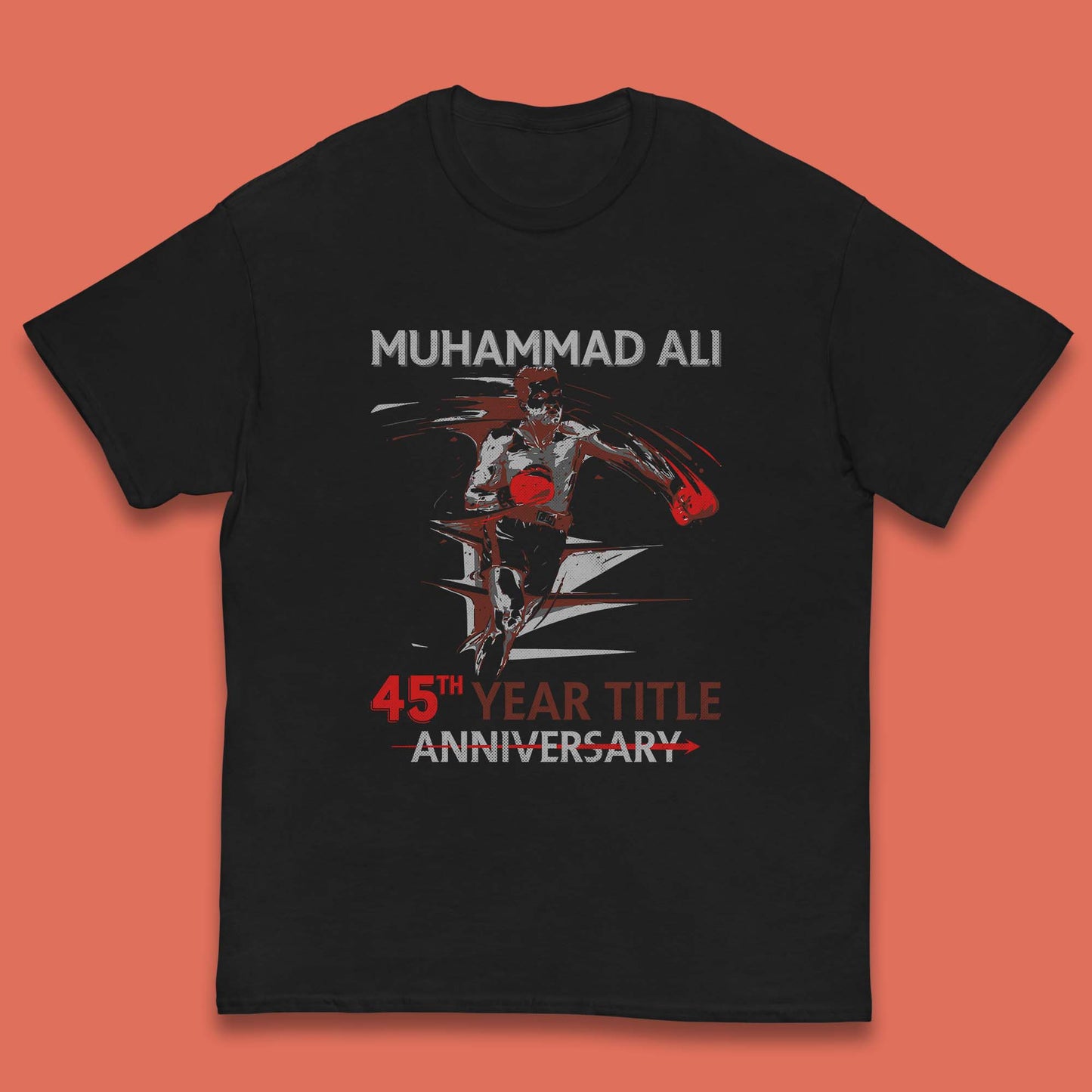 Muhammad Ali 45th Year Title Anniversary World Boxing Champion American Heavyweight Boxer Kids T Shirt