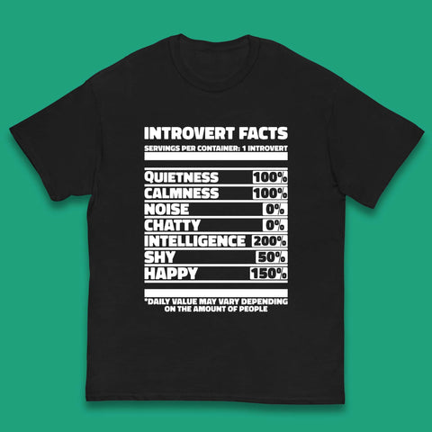 Introvert Facts Kids T-Shirt