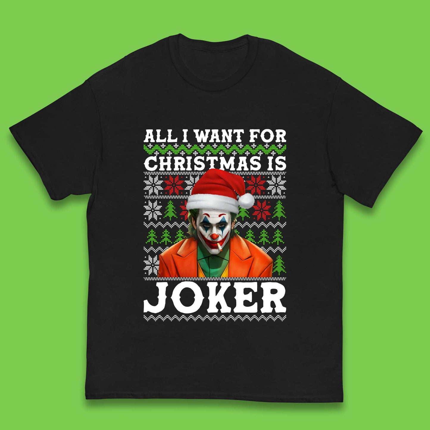 Want Joker For Christmas Kids T-Shirt