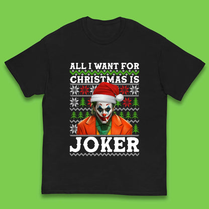 Want Joker For Christmas Kids T-Shirt