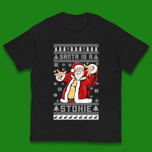 Santa is A Stokie Christmas Kids T-Shirt