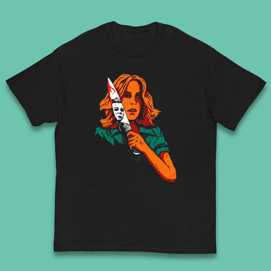 Laurie Halloween Take A Knife Michael Myers Halloween Horror Movie Character Kids T Shirt