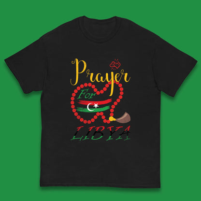 Prayer For Libya Help Libya Flood Solidarity Stand With Libya Kids T Shirt