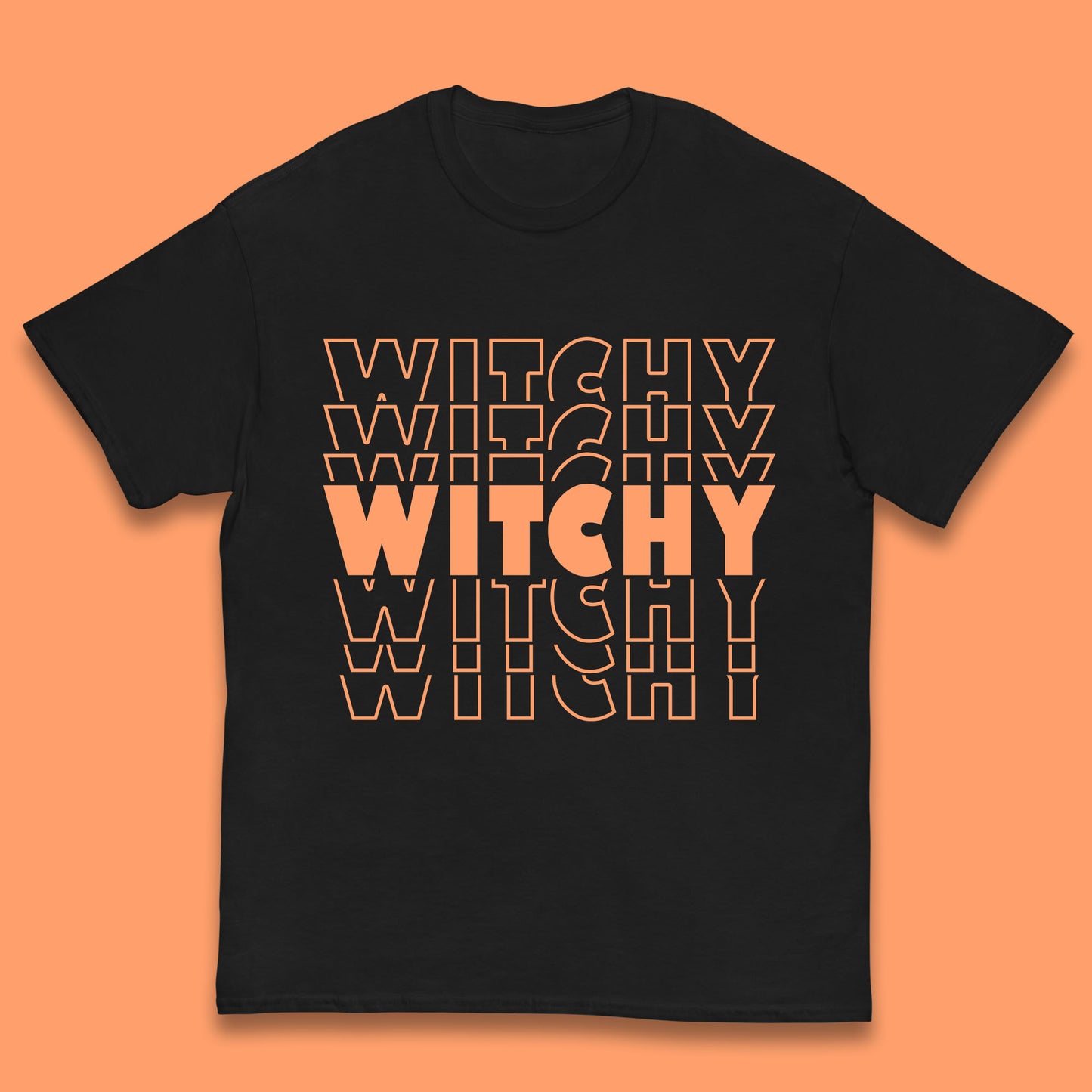 Witchy Halloween Witches Spooky Witch Vibes Witchy Aesthetic Halloween Party Kids T Shirt