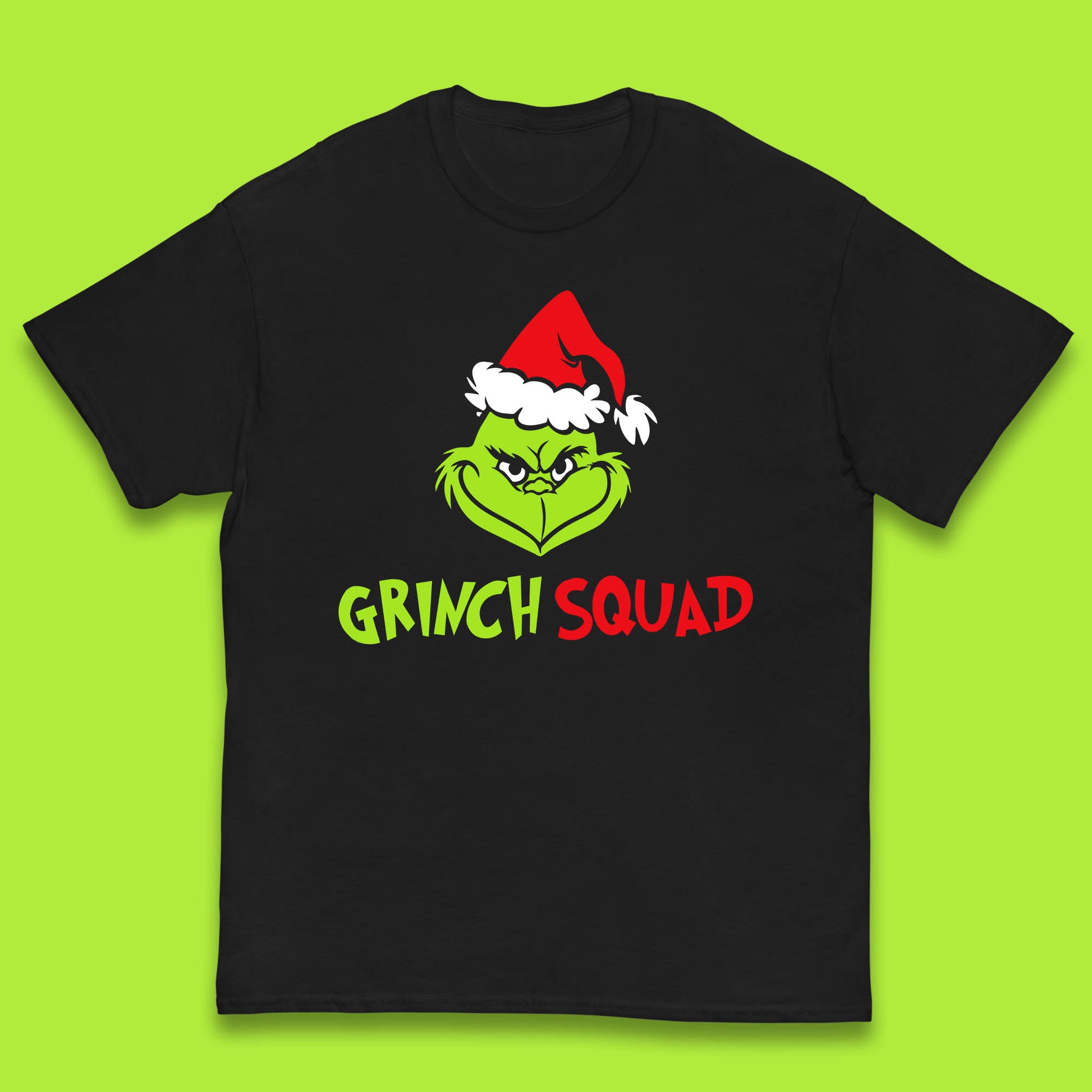 grinch squad christmas t shirt