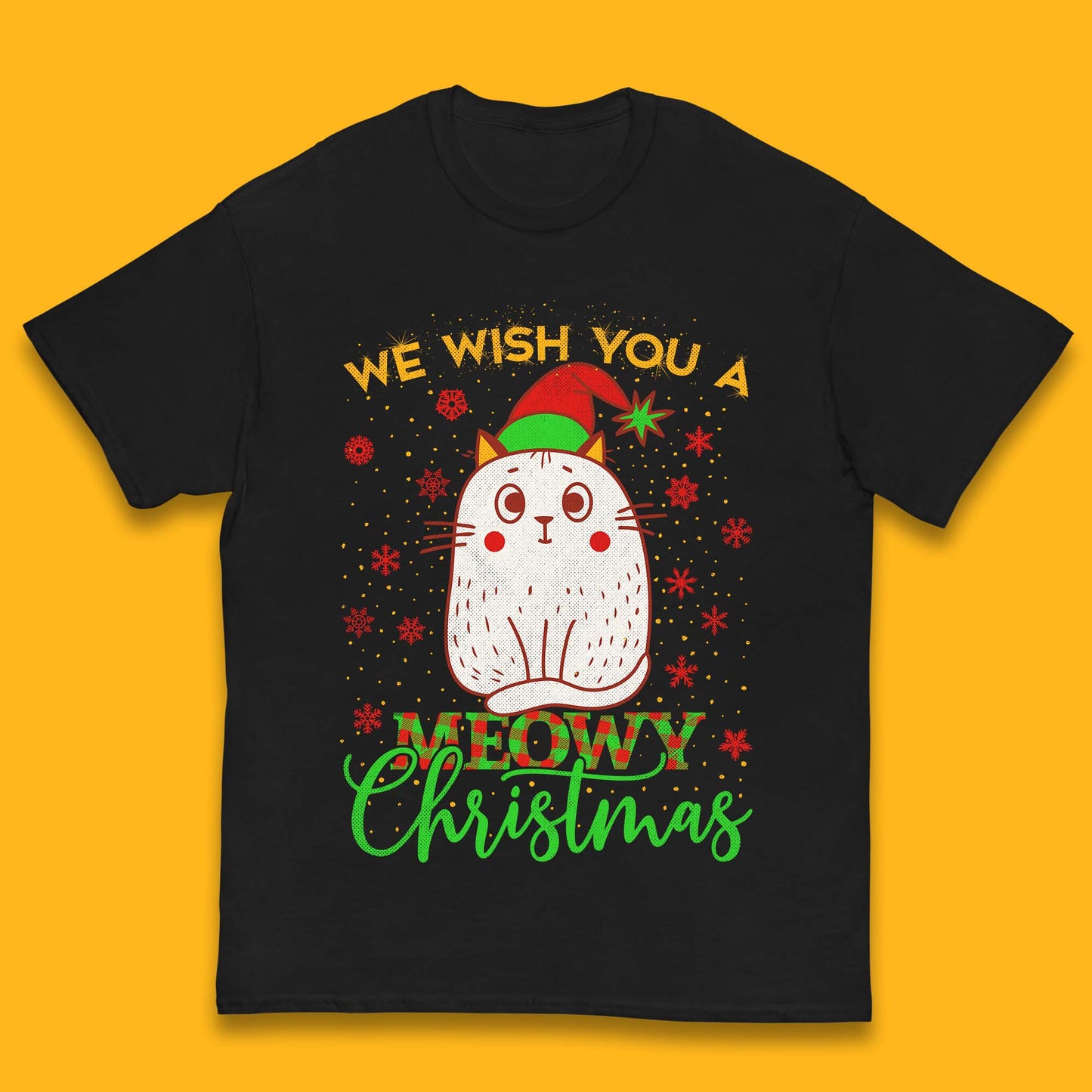 Meowy Christmas Kids T-Shirt
