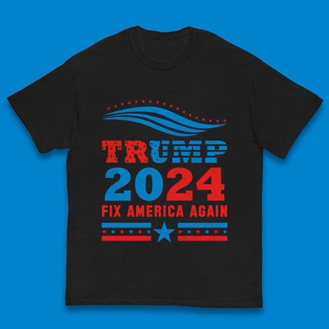 Trump 2024 Fix America Again Kids T-Shirt