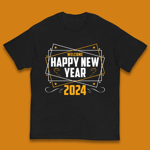 Welcome Happy New Year 2024 Kids T-Shirt