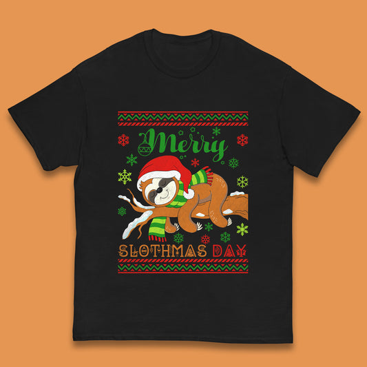 sloth christmas t shirt