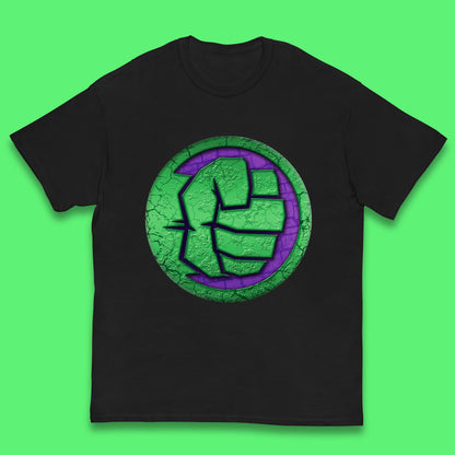 Marvels Avengers The Incredible Hulk Smash Fist Circle Logo Hulk Giant Man Hulk Superhero Movies Kids T Shirt