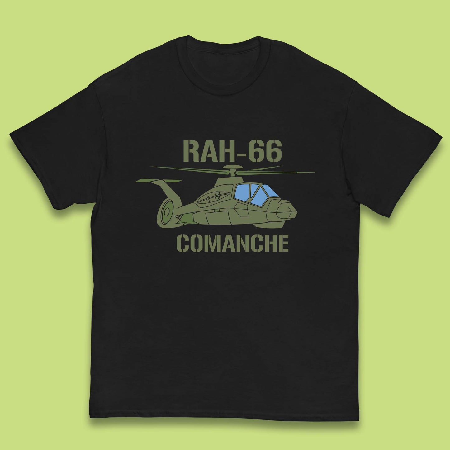 Boeing–Sikorsky RAH-66 Comanche US Army Gunship Attack Helicopter Kids T Shirt