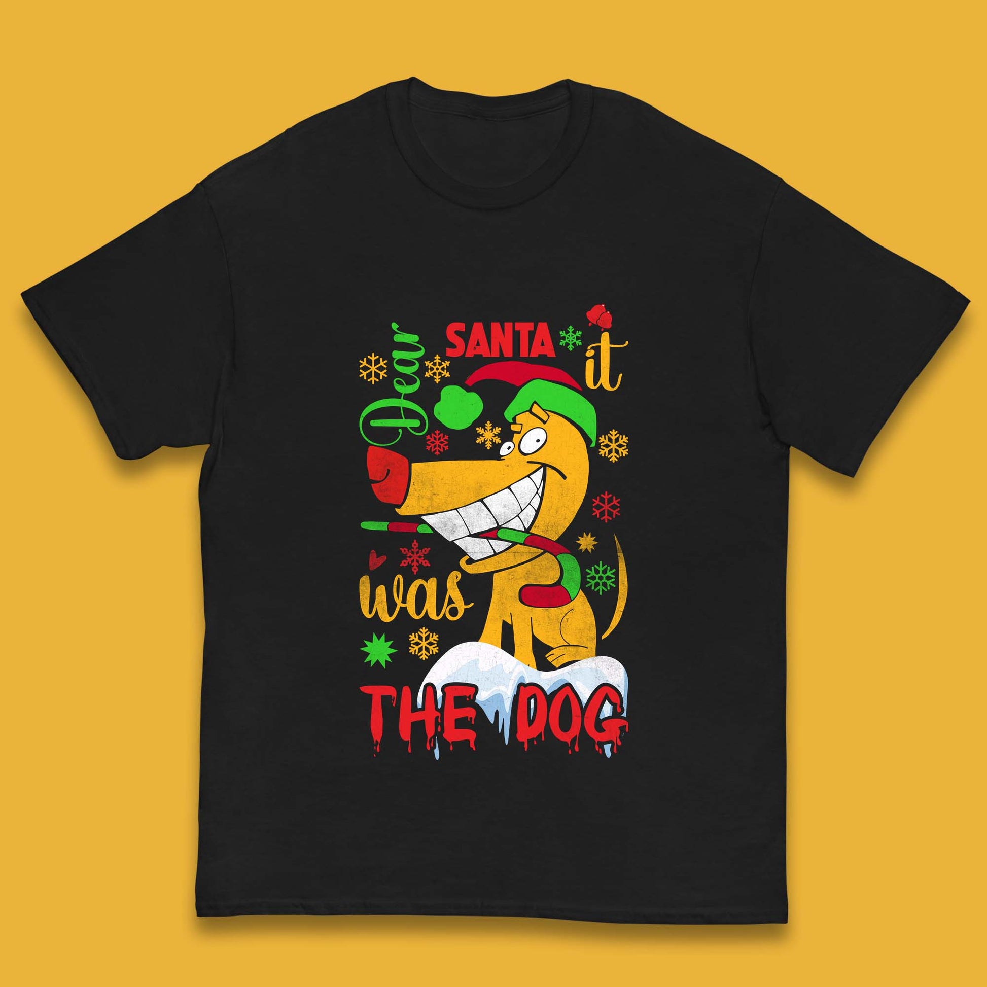 christmas dog t shirt