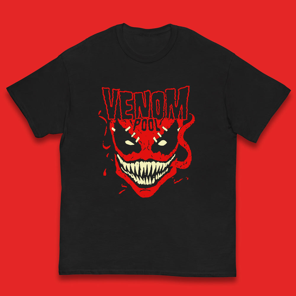 Venom Pool Marvel Avengers Venom Face Venom-Pool Marvel Comics Superhero Marvel Universe Movie Character Kids T Shirt