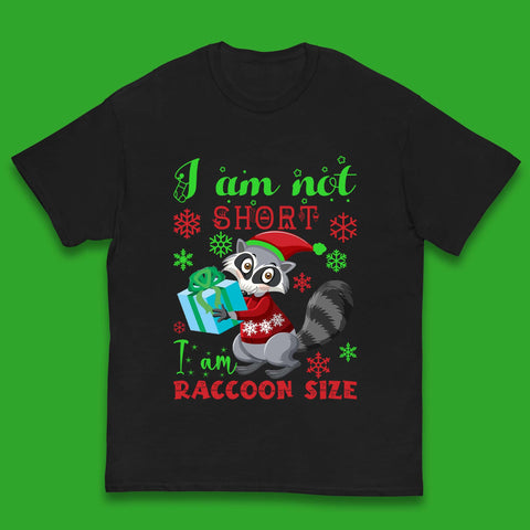 Raccoon Christmas Kids T-Shirt