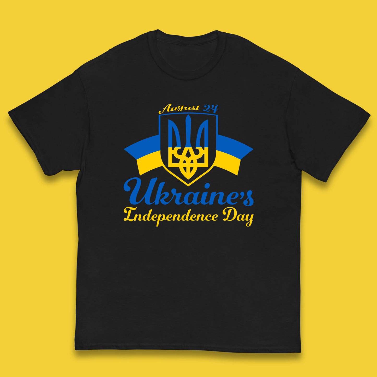 Ukraine's 24 August Ukraine Independence Day Proud Ukrainian Kids T Shirt