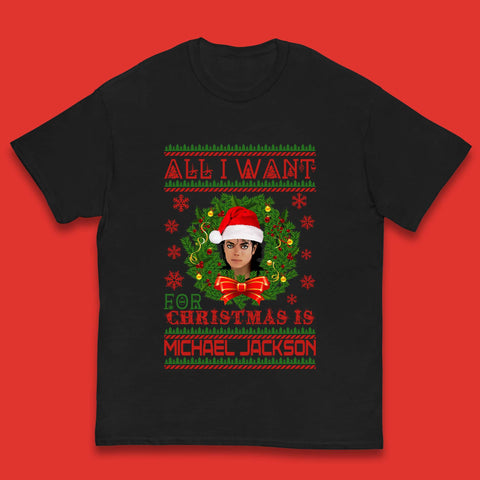 Michael Jackson Christmas Kids T-Shirt