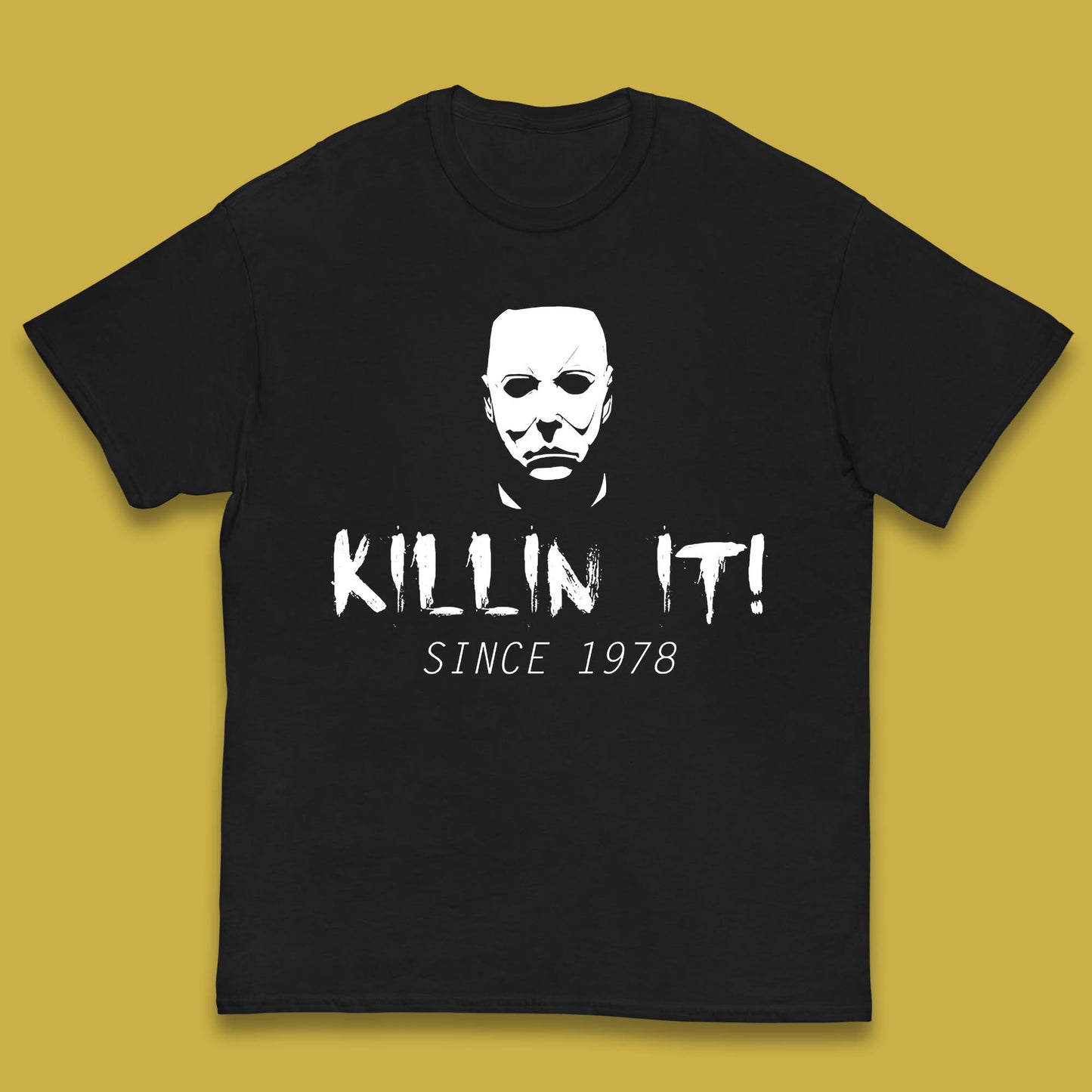 Killin It Since 1978 Halloween Michael Myers Horror Movie Kids T Shirt