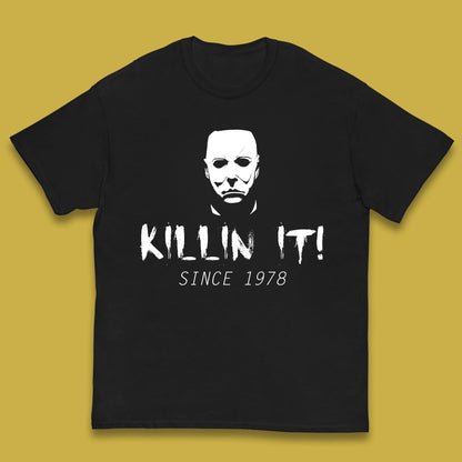 Killin It Since 1978 Halloween Michael Myers Horror Movie Kids T Shirt