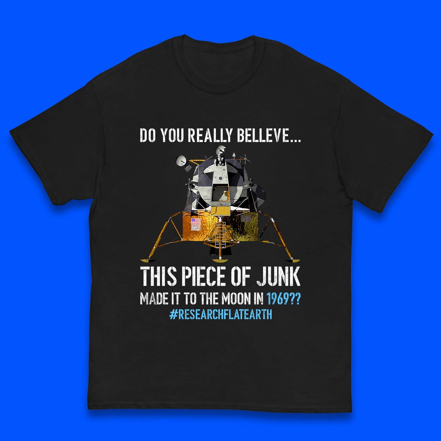 Research Flat Earth Kids T-Shirt