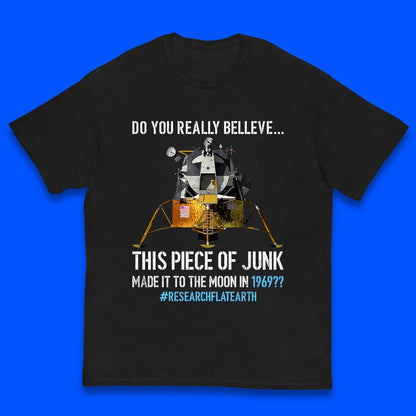 Research Flat Earth Kids T-Shirt