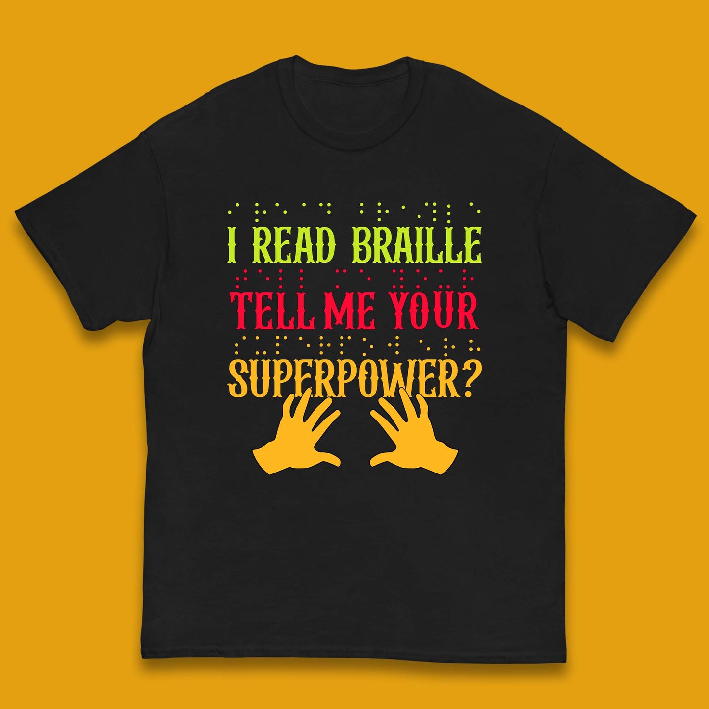 Braille Superpower Kids T-Shirt