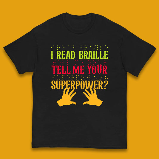 Braille Superpower Kids T-Shirt