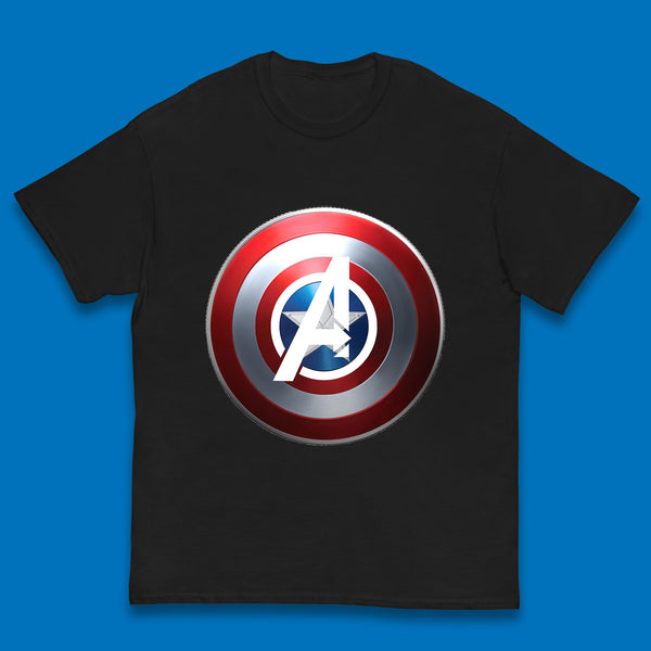 Captain America's Shield Marvel Avengers Captain America Cosplay The Captain Steven Rogers Kids T Shirt