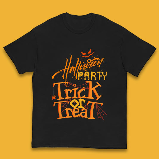 Happy Halloween Trick Or Treat Horror Scary Spooky Vibes Kids T Shirt