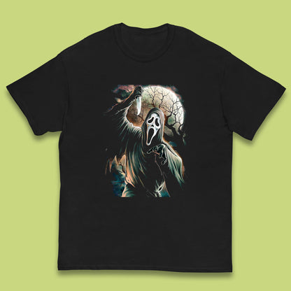 Halloween Ghostface Vintage Scream Movie Horror Night Gift Kids T Shirt