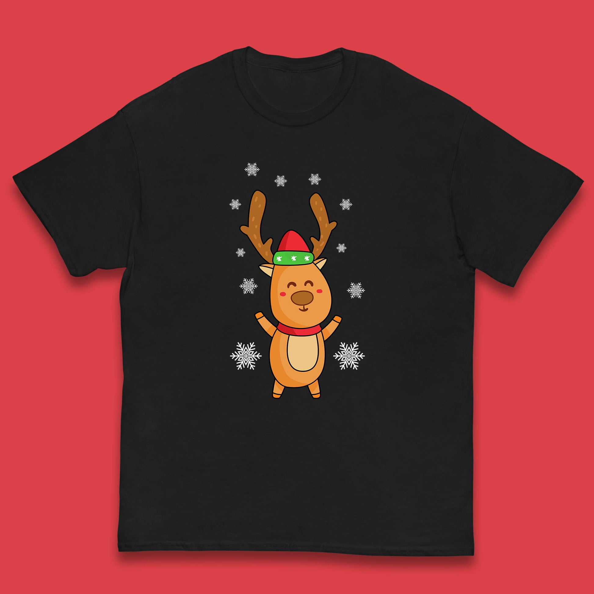 christmas reindeer t shirt