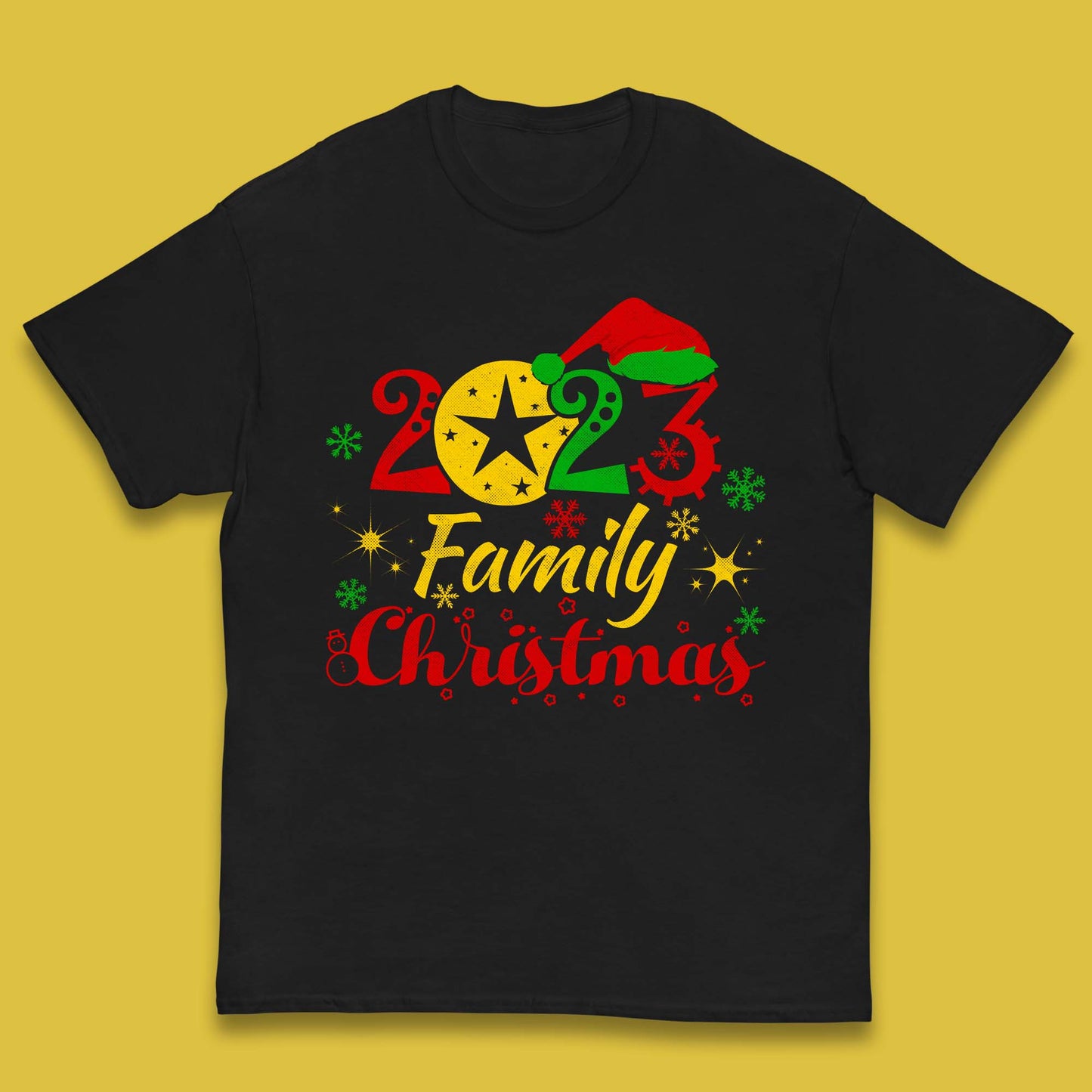 Family Christmas 2023 Christmas Matching Family Costume Xmas Kids T Shirt